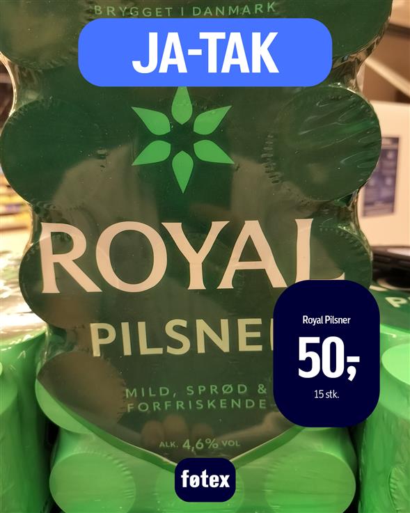 Royal Pilsner 15 pak