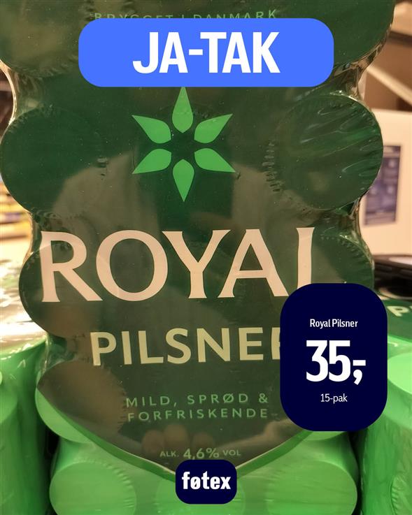 Royal Pilsner 15 pak