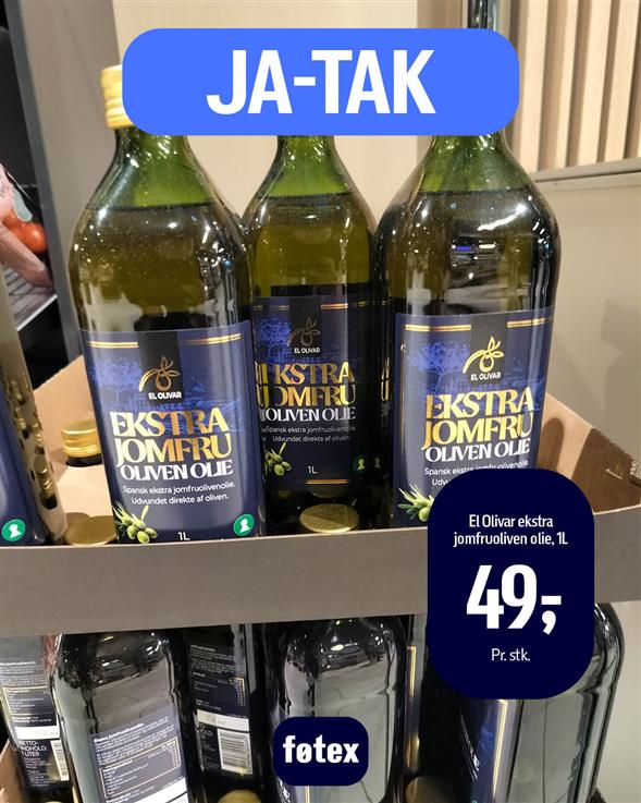 El olivar ekstra jomfruoliven olie 1L