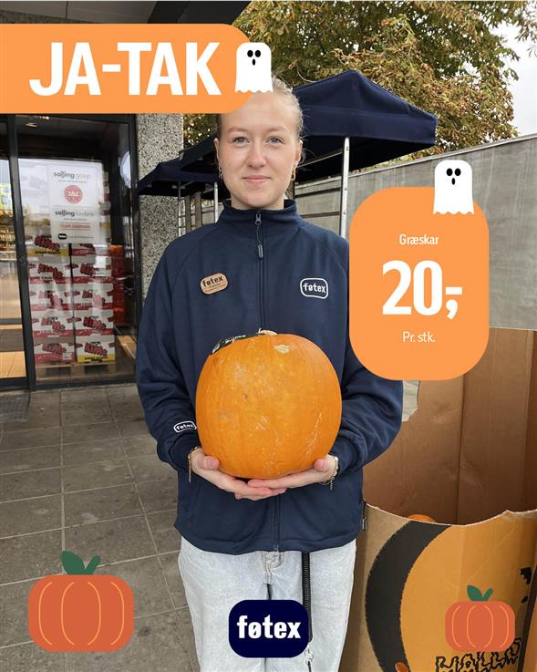 Halloween Græskar 3kg+