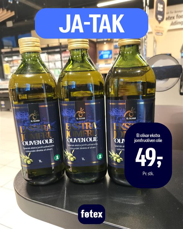 El olivar ekstra jomfruoliven olie 1L