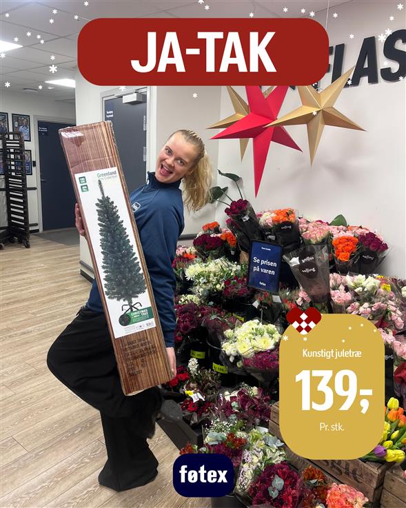 Kunstigt juletræ 180 cm