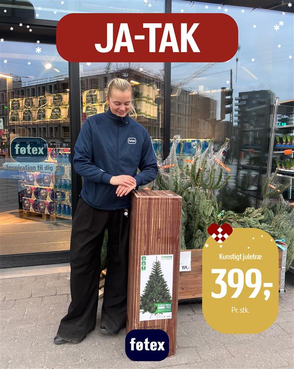 Kunstigt juletræ 185 cm