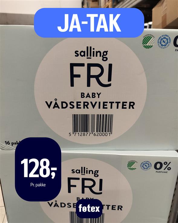 Salling fri vådservietter