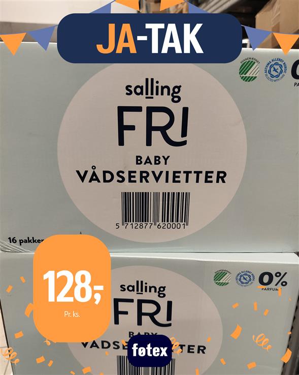 Salling fri vådservietter