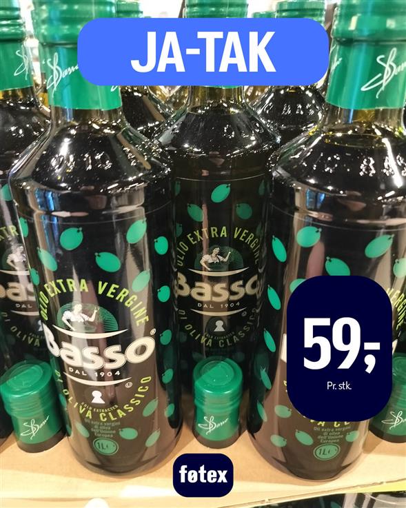 Basso ekstra jomfruoliven olie 1L