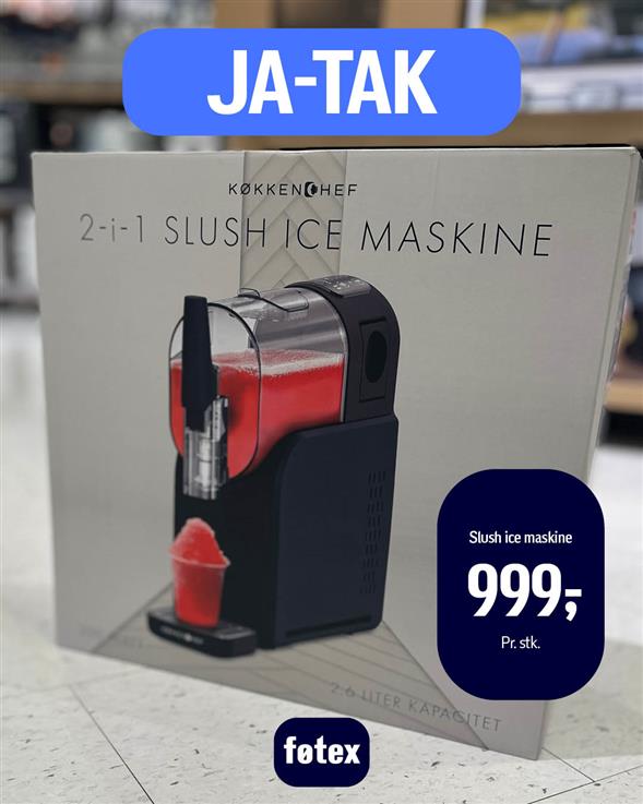 Køkkenchef slush ice maskine